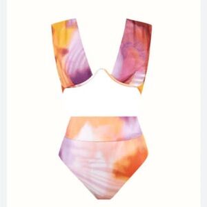 NWT! Andrea Iyamah swim Pink Kuwa Dandi Bikini sz L